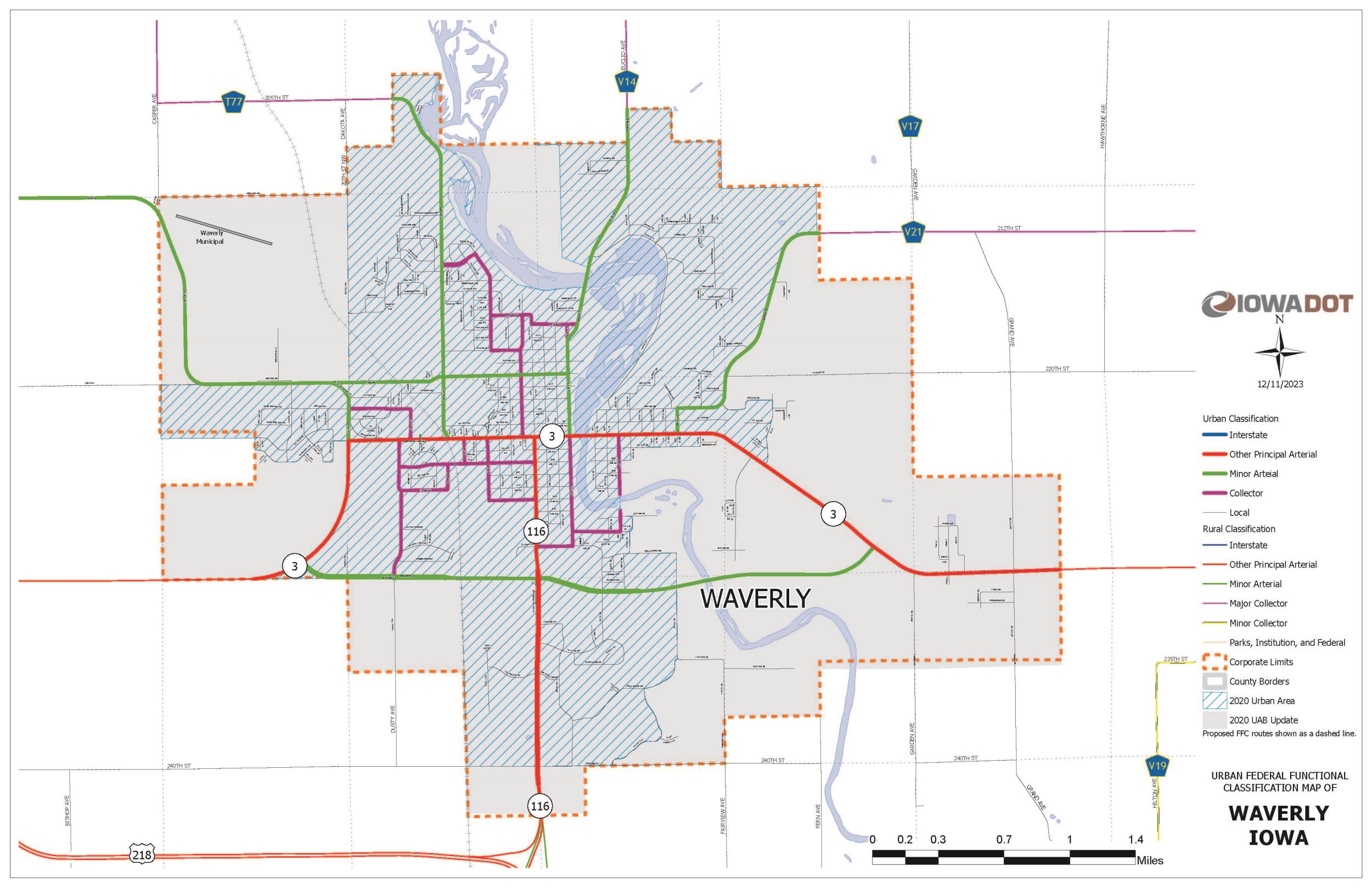 Waverly Street Map - The City of Waverly